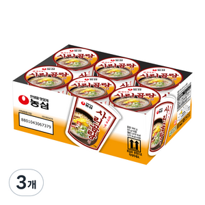 농심 사리곰탕컵 61g, 18개