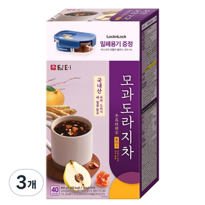 담터 모과 도라지차 플러스, 15g, 40개입, 3개