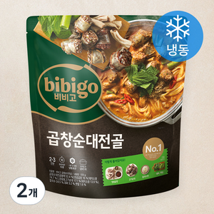 비비고 곱창순대전골 2~3인분 (냉동), 935g, 2개