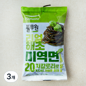 풀무원 리얼 해초미역면, 150g, 3개