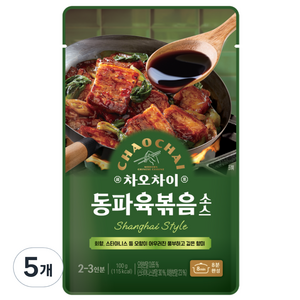 차오차이 동파육볶음 소스, 100g, 5개