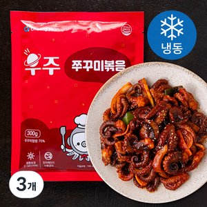 우주쭈꾸미 볶음 (냉동), 300g, 3개