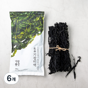 기장애 품질인증 명품 미역, 120g, 6개