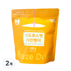 마도로스펫 반려동물 동결건조 트릿 간식, 치킨텐더, 100g, 2개