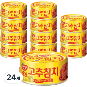 동원 고추 참치, 85g, 24개