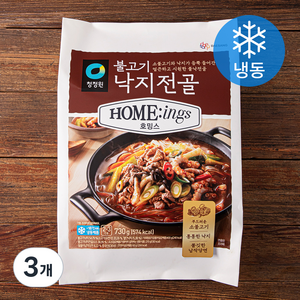 청정원 호밍스 불고기 낙지전골 밀키트 (냉동), 730g, 3개