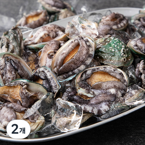 아라보감 산소 품은 국산 전복 1kg, 꼬마(35~50미), 2개