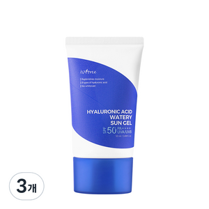 이즈앤트리 히아루론산 워터리 선 젤 SPF50+ PA++++, 50ml, 3개