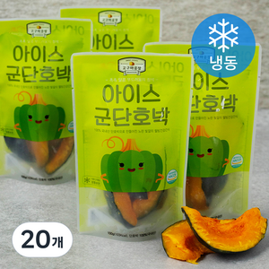 고구마공장 아이스 군단호박 (냉동), 100g, 20개