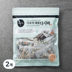 해통령 디포리 해물 다시팩, 320g, 2개