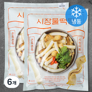 블루스트리트 시장물떡탕 (냉동), 355g, 6개