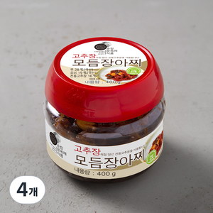 순창문옥례식품 고추장 모듬장아찌, 400g, 4개