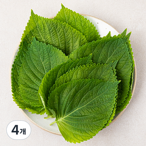 국내산 깻잎, 60g, 4팩