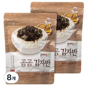 곰곰 김자반, 50g, 8개
