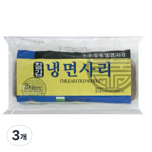 칠갑농산 냉면사리, 2kg, 3개