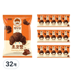 농심 빵부장 초코빵 16p, 55g, 32개