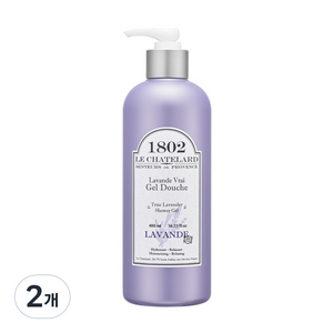 르샤트라1802 트루라벤더 샤워젤, 480ml, 2개