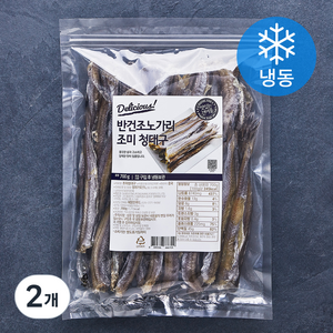 해맑은푸드 반건조노가리 조미 청대구 (냉동), 700g, 2개