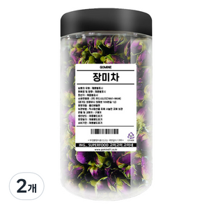 고미네 장미차 통, 50g, 1개입, 2개