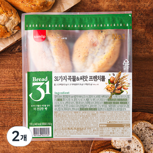 삼립 31가지 곡물 & 씨앗 프렌치롤, 132g, 2개