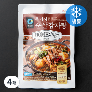 청정원 호밍스 우거지 순살 감자탕 (냉동), 700g, 4개