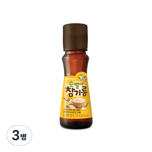 아이배냇 순 발아 참기름, 참깨, 75ml, 3개