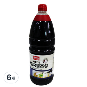 화미 우동국물쯔유 15배, 2kg, 6개