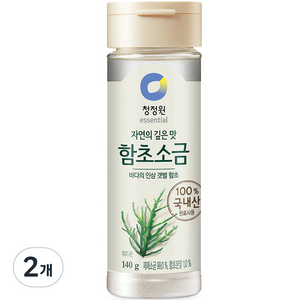 청정원 함초소금, 140g, 2개