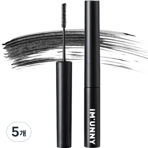 아임유니 리얼 핏 스키니 마스카라 3.5g, 블랙, 5개