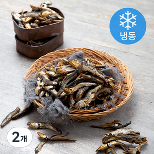 청해명가 여수남해 훈연멸치 (냉동), 450g, 2개