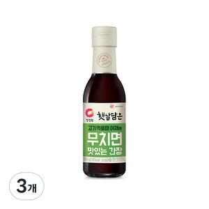 청정원 무치면 맛있는 간장, 150g, 3개