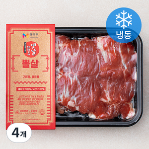 목우촌 옛날 돼지고기 뒷고기 뽈살 (냉동), 300g, 4개