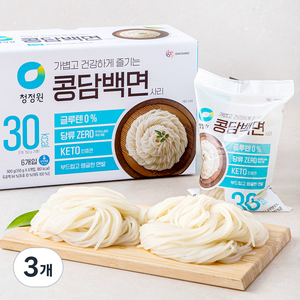 청정원 콩담백면 6개입, 3개, 900g