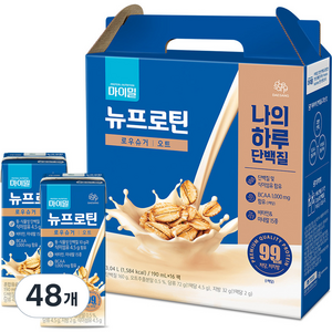 마이밀 마시는 뉴프로틴 로우슈거 오트, 48개, 190ml