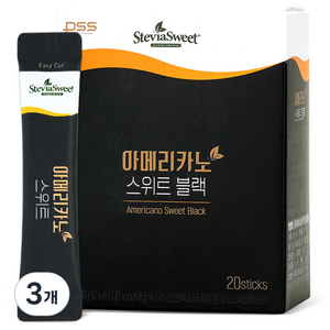 펄세스 아메리카노 스위트 블랙, 4.2g, 20개입, 3박스