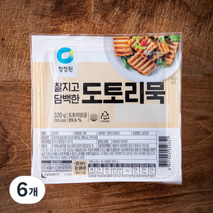 청정원 도토리묵, 320g, 6개