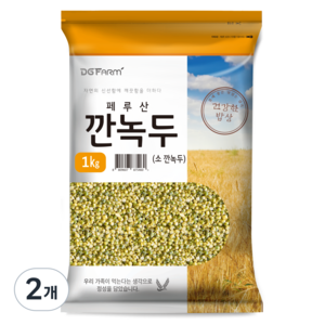 대구농산 깐녹두, 1kg, 2개