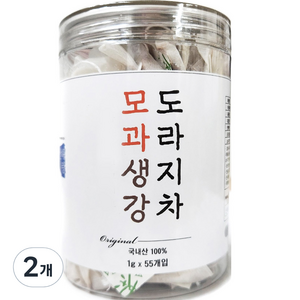 산해랑 볶은 모과생강 도라지차 55p, 1g, 55개입, 2개