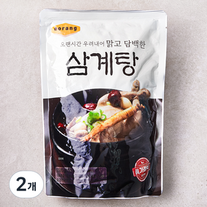 노랑오리 삼계탕, 1kg, 2개