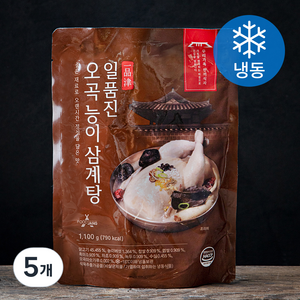 일품진 오곡 능이 삼계탕 (냉동), 1.1kg, 5개