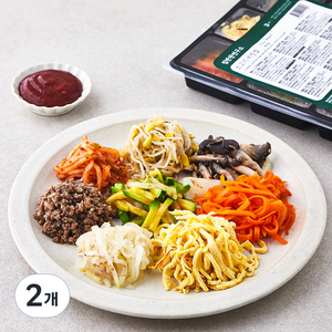 집반찬연구소 소고기 비빔밥, 370g, 2개