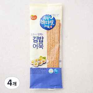 동원 바다살 김밥어묵, 140g, 4개