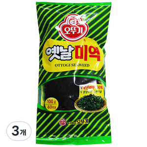 오뚜기 옛날 미역, 100g, 3개