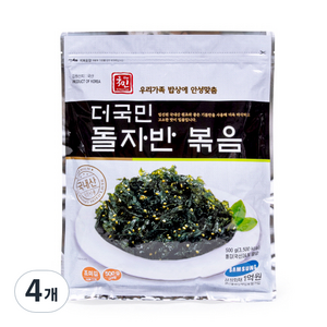 더국민 돌자반 볶음, 500g, 4개