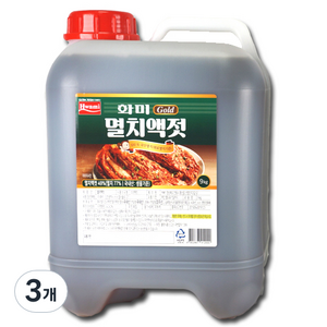 화미 멸치액젓, 9kg, 3개