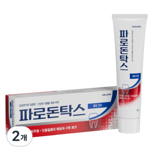 파라돈탁스 데일리 후로라이드 쿨링 민트 치약, 100g, 2개