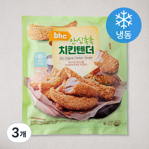 BHC 안심촉촉 치킨텐더 (냉동), 300g, 3개