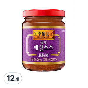 이금기 오뚜기 중화 매실소스, 260g, 12개