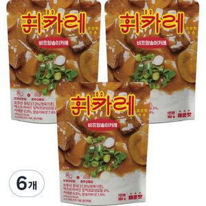 돌아온 한남동 휘카레 매운맛, 180g, 6개