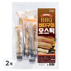 해야미 바베큐 버터구이 오징어 스틱 10p, 2개, 100g